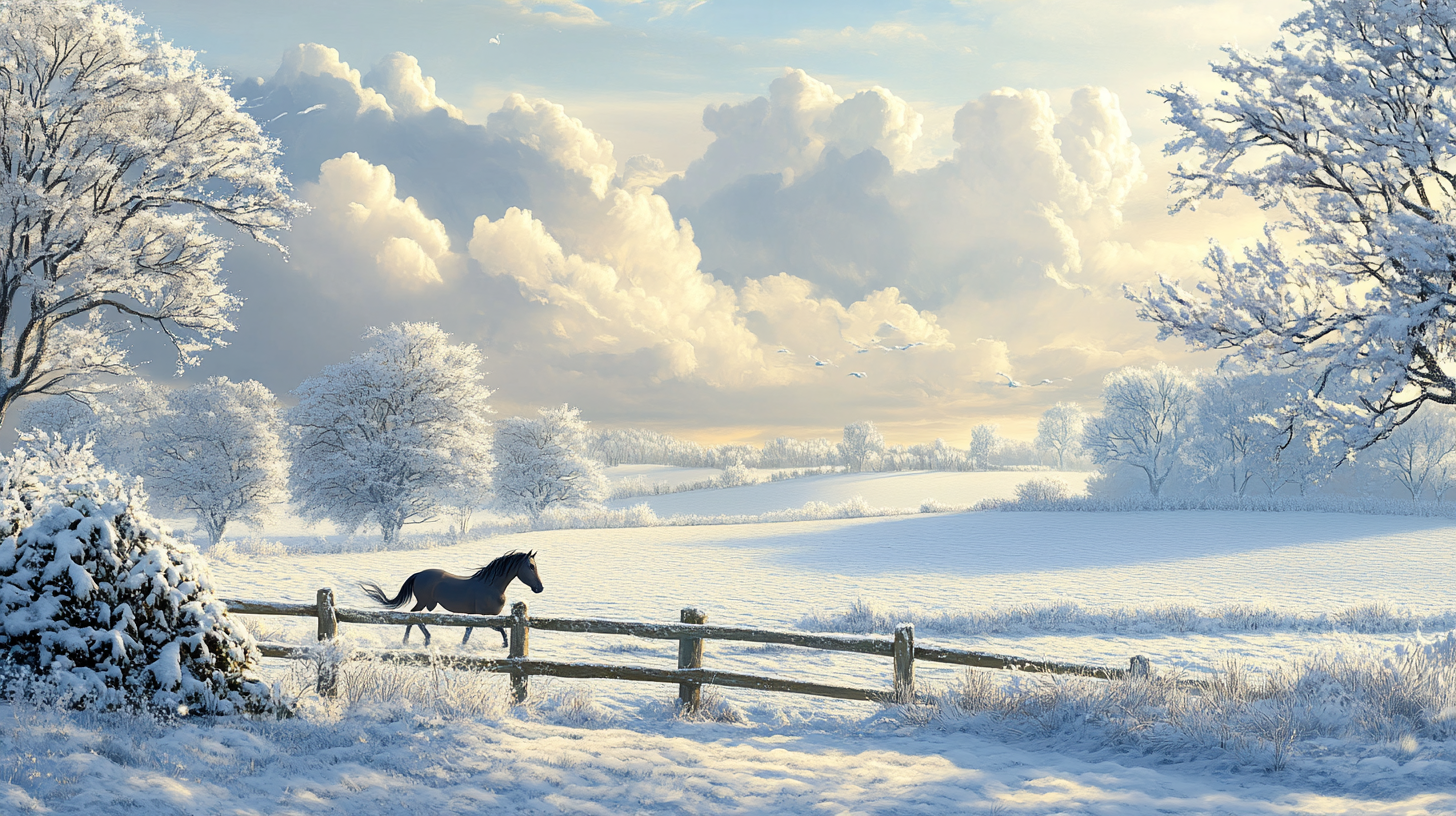 Detailed painterly storybook illustration in warm, golden tones